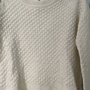 French Connection Honeycomb Wool Pattern Sweater